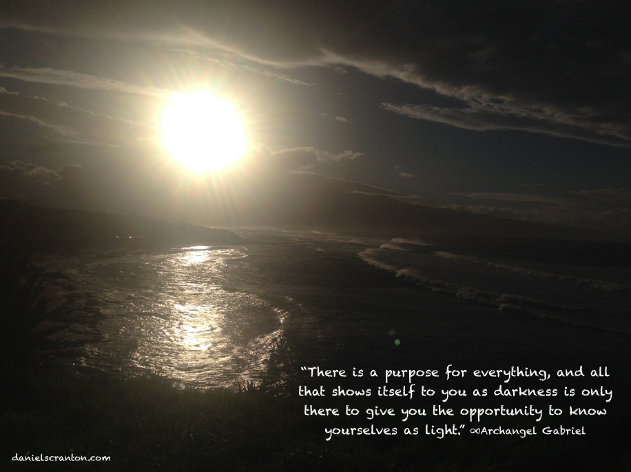 maui sunset archangel gabriel quote angels daniel scranton danielscranton.com