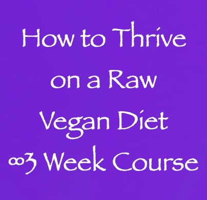 how to thrive on a raw vegan diet - 3 week course - with channeler daniel scranton