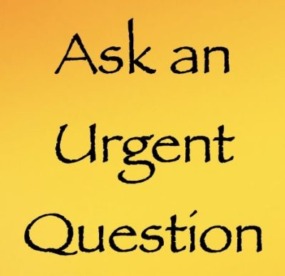 ask an urgent question - daniel scranton channels