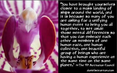 full e.t. contact, a mass sighting of ufos & unity - the 9th dimensional arcturian council - channeled by daniel scranton, channeler of archangel michael