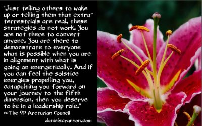 your position in the first wave of ascension - the 9th dimensional arcturian council - channeled by daniel scranton channeler of archangel michael