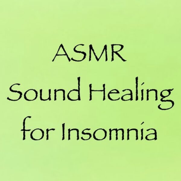 ASMR sound healing for insomnia