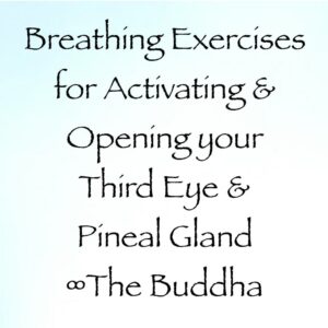 Breathing Exercises for Activating & Opening your Third Eye & Pineal ...