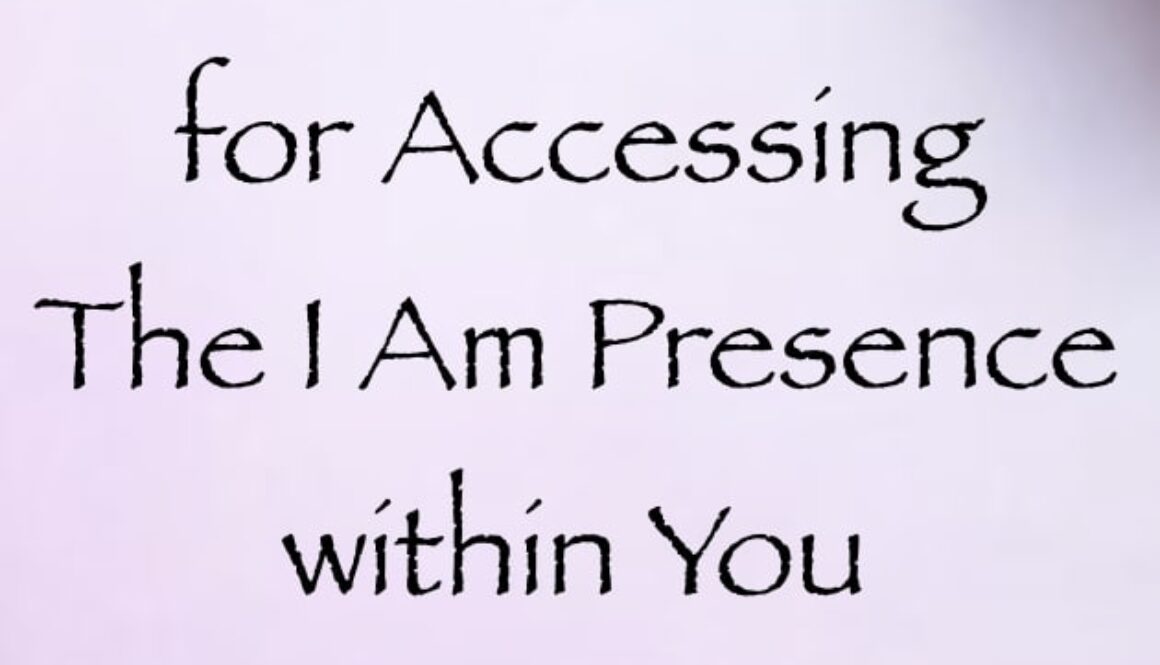 meditation for accessing the I Am Presence within you - st. germain - ascended masters