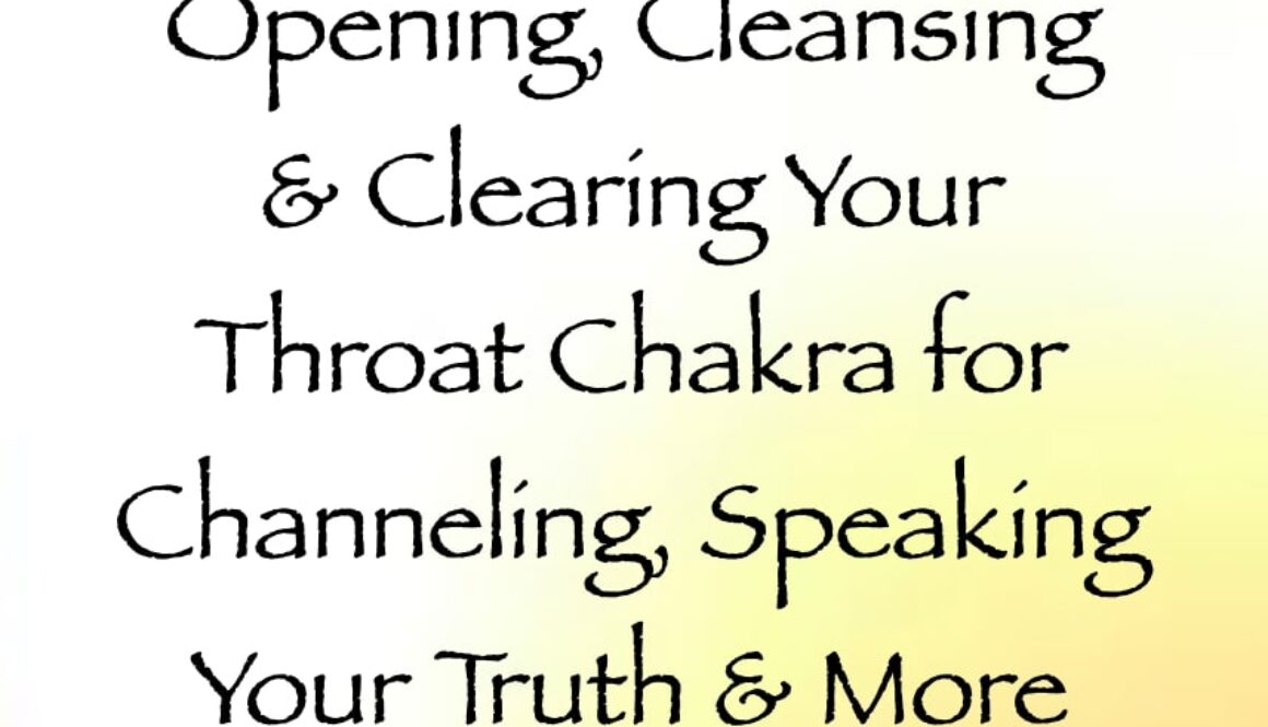 meditation for opening, clearing & cleansing your throat chakra for channeling, speaking your truth - archangel michael