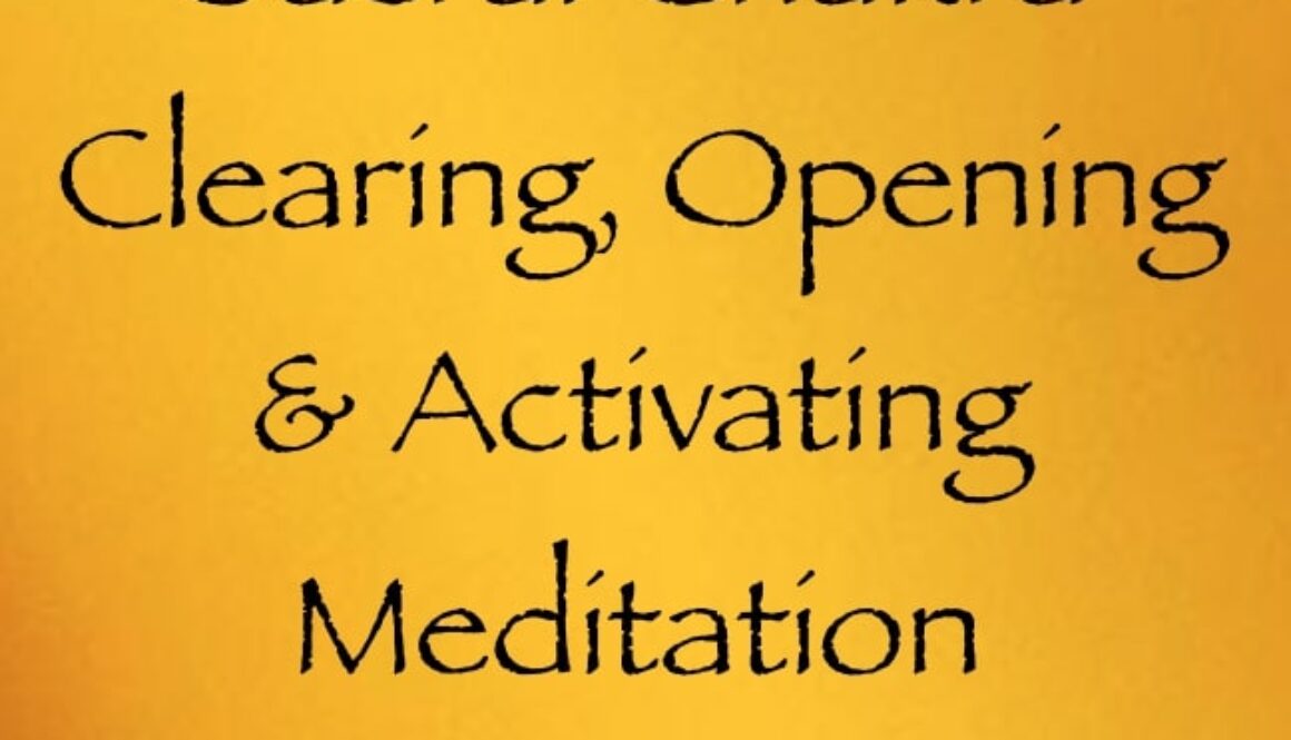 sacral chakra clearing, opening & activating meditation - yeshua, channeled by daniel scranton channeler