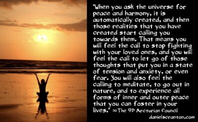 the path to peace - the 9d arcturian council - channeled by daniel scranton channeler of aliens