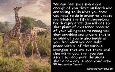 how you will get to the new 5D earth - the 9d arcturian council - channeled by daniel scranton channeler of aliens