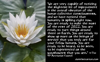will humanity turn it around in the rest of 2022? - the 9d arcturian council - channeled by daniel scranton channeler of aliens