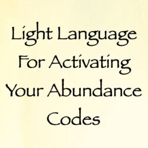 light language for activating your abundance codes - channeled by daniel scranton channeler of aliens