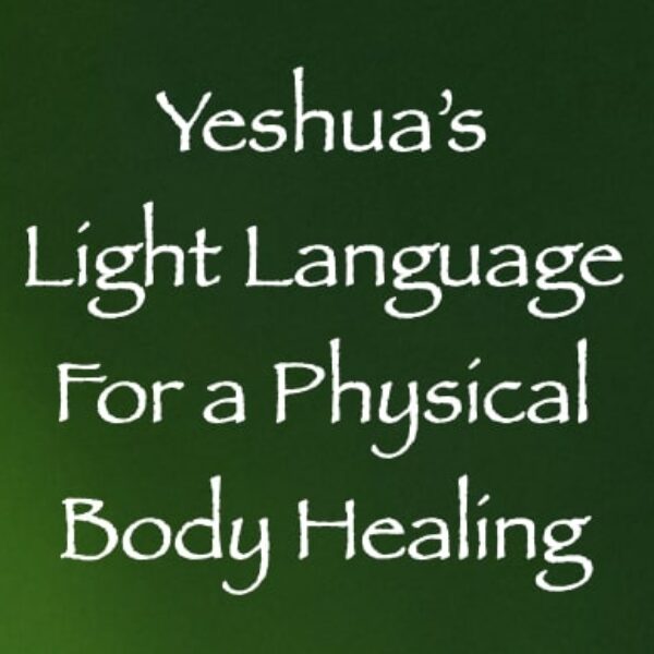 Yeshua's Light Language for a Physical Body Healing ∞ Pay What You Want