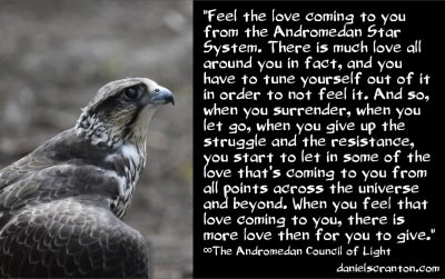 a winter summer solstice surprise for humanity - the andromedan council of light channeled by daniel scranton - channeler of aliens