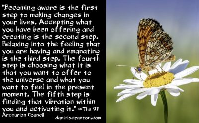 The 5 Steps to Creating Your Reality - the 9d arcturian council - channeled by daniel scranton - channeler of aliens