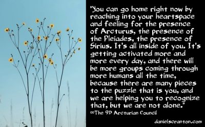 Returning Home to Sirius, the Pleiades & Arcturus - the 9d arcturian council - channeled by daniel scranton - channeler of aliens