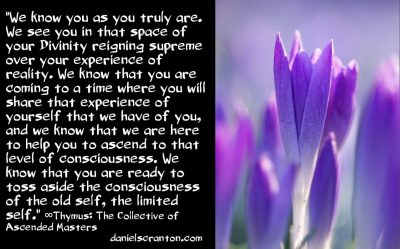 The Most Satisfying Experience You Can Have - Thymus The Collective of Ascended Masters - channeled by daniel scranton