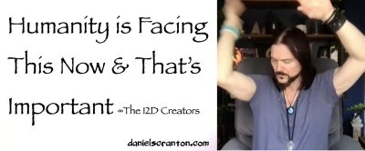 humanity is facing this now & that's important - the creators