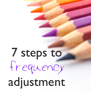 7 steps to frequency adjustment